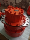 Motor de tração hidráulica de torre de comando de ferro HMKE23-2-A27-A18-1140-7DHP para rolos de estrada